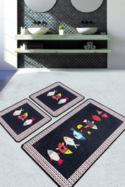 Mijölnir Juego de alfombrillas de baño Swing of Fish Djt Multicolor
